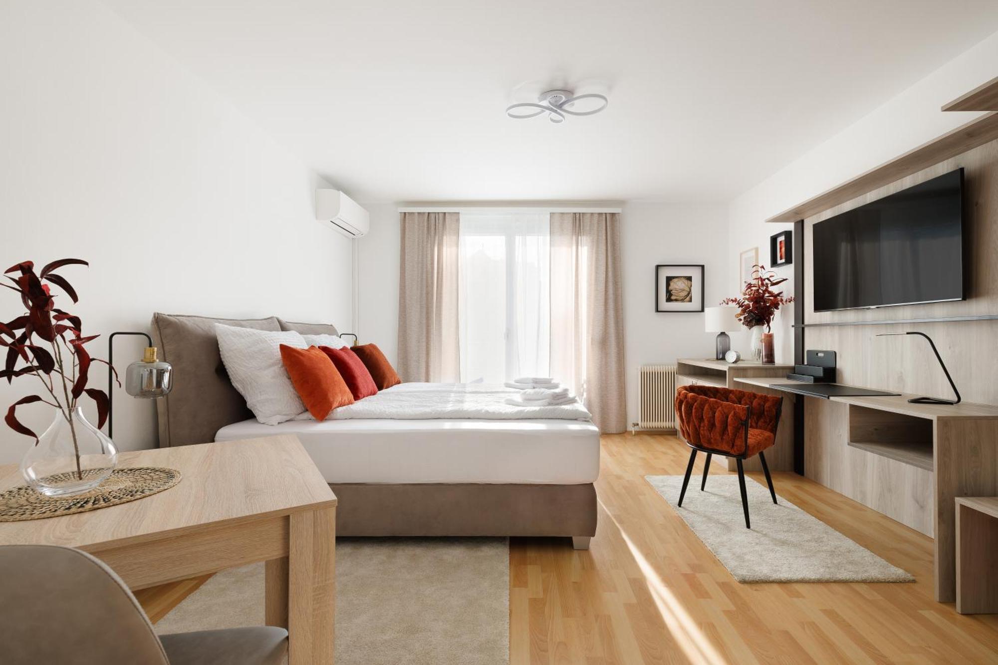Neu! Apartment Mit Klimaanlage, Nahe Hauptbahnhof Vienna Luaran gambar